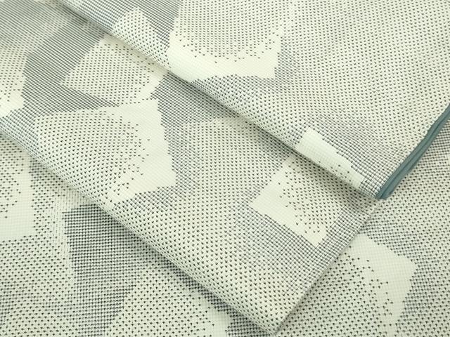 平和屋着物■極上　本場大島紬　白大島　9マルキ　箔散らし　やまと金ラベル　逸品　未使用　DZAB1100kh5