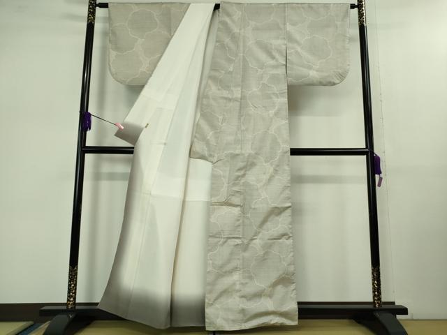 平和屋着物■極上　本場大島紬　白大島　160亀甲　雲重ね　逸品　DZAB1111kh5 平和屋着物□極上 本場大島紬 白大島 160亀甲 雲重ね 逸品 DZAB1111kh5