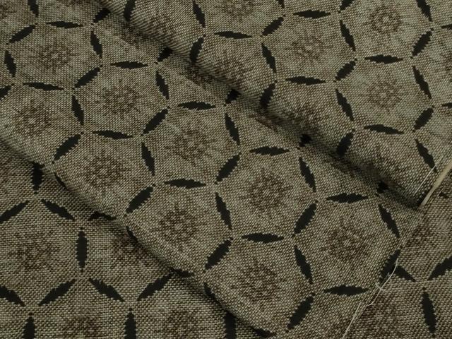 平和屋着物■極上　本場大島紬　9マルキ　花丸繋ぎ　大丸扱い　逸品　未使用　DZAB1137kh5