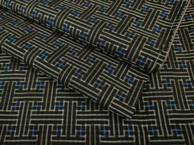 平和屋着物■希少　本場大島紬　龍郷絣　秋名バラ　逸品　DZAB1157kh5