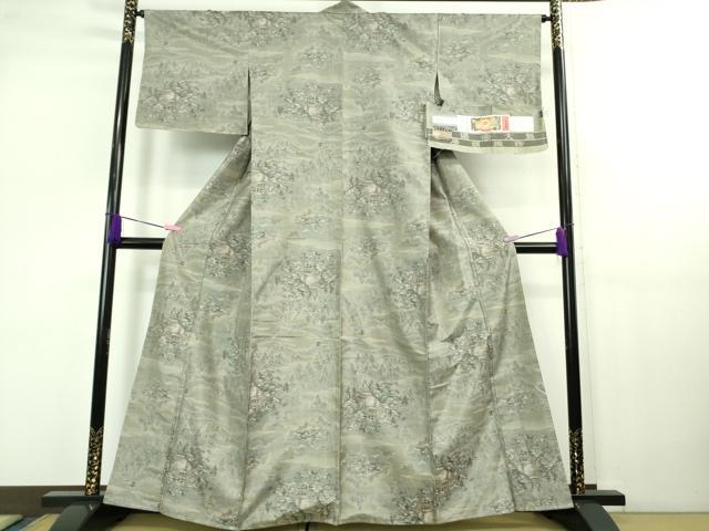 平和屋着物□極上 都喜ヱ門 本場大島紬 伝統の都古 草木