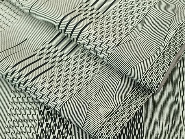 平和屋着物□極上 江戸小紋 名物裂間道 逸品 未使用 DZAB1174kh5