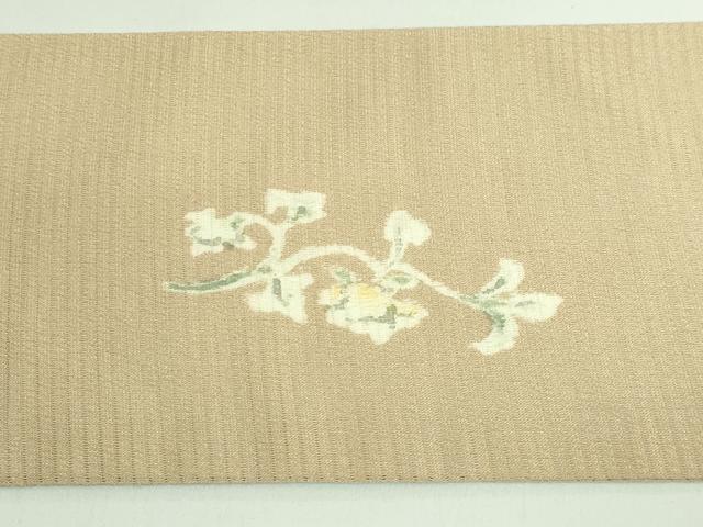 平和屋着物■極上　夏物　九寸名古屋帯　作家物　絽縮緬　手描き　三猿　色　逸品　DZAB1224kh5_7