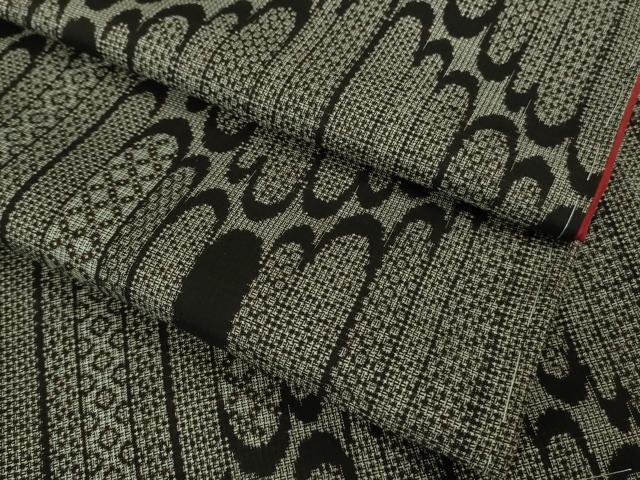 平和屋着物■極上　本場大島紬　割込絣　名物裂　逸品　未使用　DZAB1446kh5