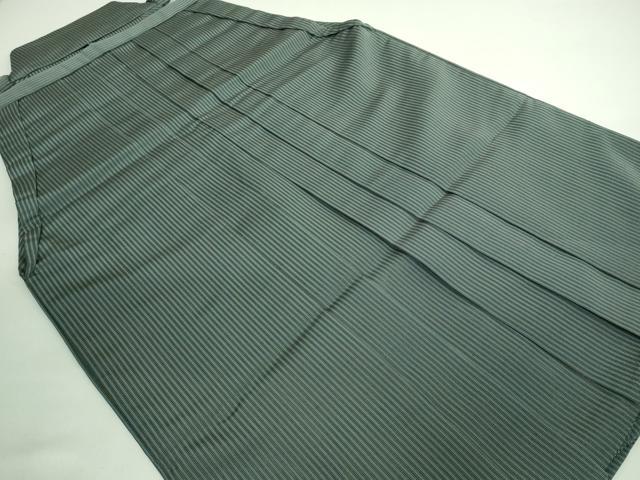 平和屋着物■極上　夏物　男性　馬乗り袴　鳥居良　茶喜仙台平　茶喜謹製　縞　逸品　DZAB1543kh5