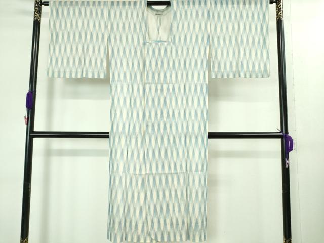 平和屋着物■極上　道行コート　スリーシーズン　春夏秋　塵除け　ロング丈　紗　菱繋ぎ　伊勢丹扱い　逸品　DZAB1586kh5