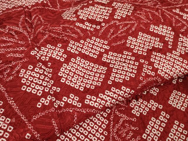 平和屋着物■極上　振袖　総絞り　束ね熨斗扇面花文　逸品　DZAB1644kh5 平和屋着物□極上 振袖 総絞り 束ね熨斗扇面花文 逸品 DZAB1644kh5