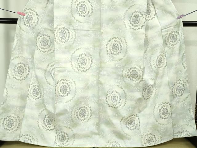 平和屋本店□極上 本場大島紬 白大島 9マルキ 正倉院文様 逸品