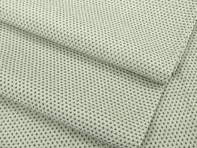 平和屋着物■極上　本塩沢　単衣　蚊絣　逸品　DZAB1668kh5