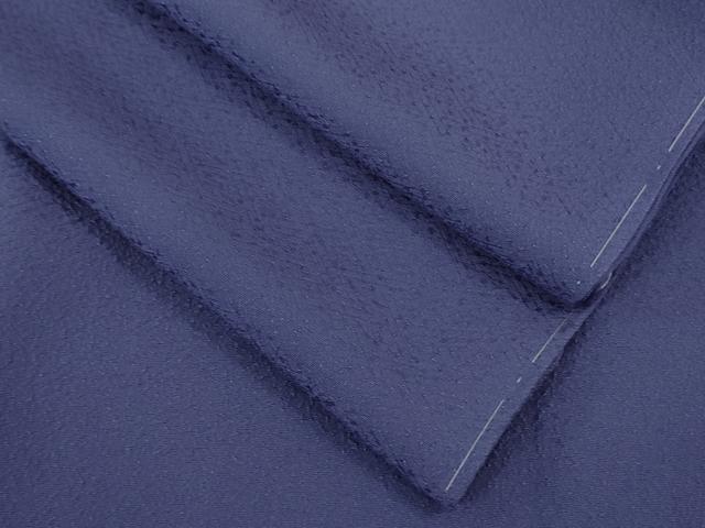 平和屋着物■極上　色無地　紺藍色　逸品　未使用　DZAB1706kh5