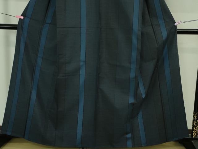 平和屋着物■極上　紺九　四代目 森義男 本藍染　本場大島紬　9マルキ　古代染色純泥染　伊集院リキ商店謹製　証紙付き　逸品　DZAB1736kh5