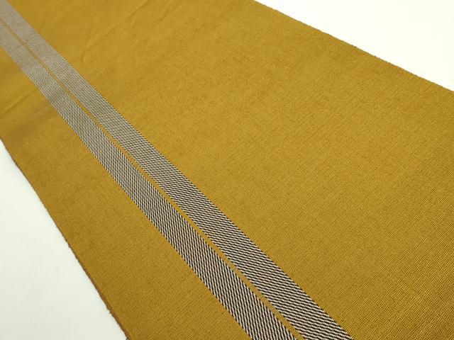 平和屋着物●極上　本場黄八丈　紬　八寸名古屋帯　一重帯　間道　逸品　DZAB1753kh6 平和屋着物○極上 本場黄八丈 紬 八寸名古屋帯 間道 逸品 DZAB3153kh6