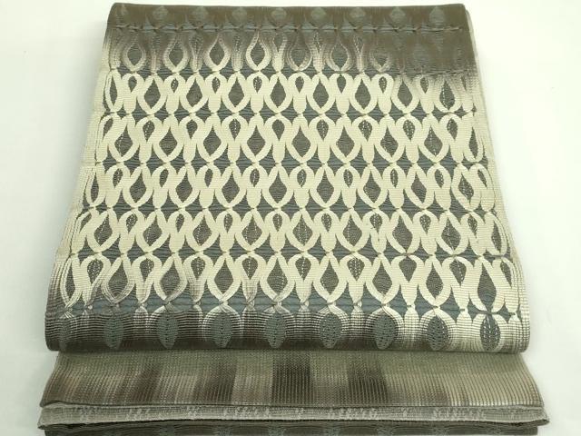 平和屋着物●極上　ひなや工房　くむ・あむ・おる　伊豆蔵明彦　唐組　太鼓柄袋帯　逸品　DZAB1846kh6