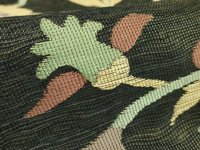 平和屋着物●極上　六通柄袋帯　鷹匠　波期花鳥更紗　金糸　逸品　DZAB1848kh6_5