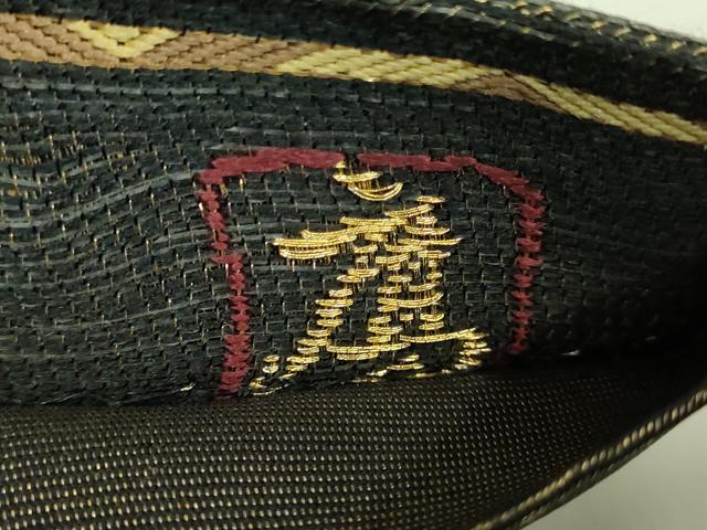 平和屋着物●極上　六通柄袋帯　鷹匠　波期花鳥更紗　金糸　逸品　DZAB1848kh6_6