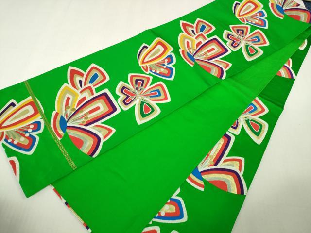 平和屋本店∵極上　女の子 十三参り　子供　祝着・襦袢(無双仕立て・半衿刺繍)・袋帯 3点セット　鴛鴦　暈し染め　金彩　逸品　DZAB1854kh6_7