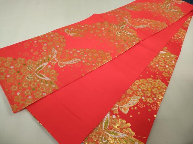 平和屋本店[]極上　七五三　女の子　7歳　祝着・襦袢(単衣・半衿刺繍)・袋帯　3点セット　舞蝶毬文　金彩　逸品　DZAB1855kh6_7