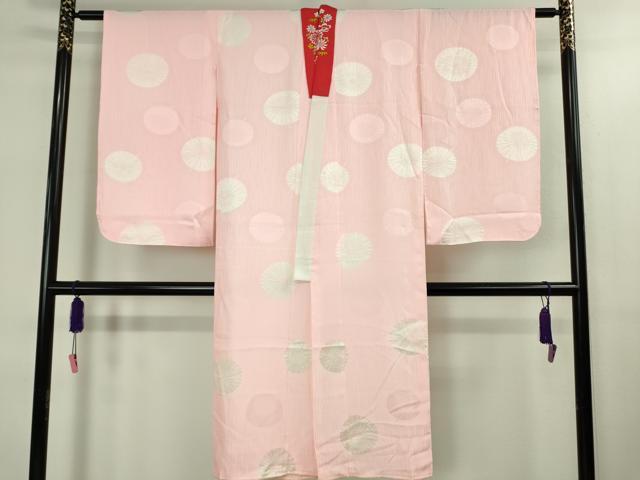 平和屋本店[]極上　七五三　女の子　7歳　祝着・襦袢(袷・半衿刺繍)セット　毬　暈し染め　逸品　DZAB1858kh6_5