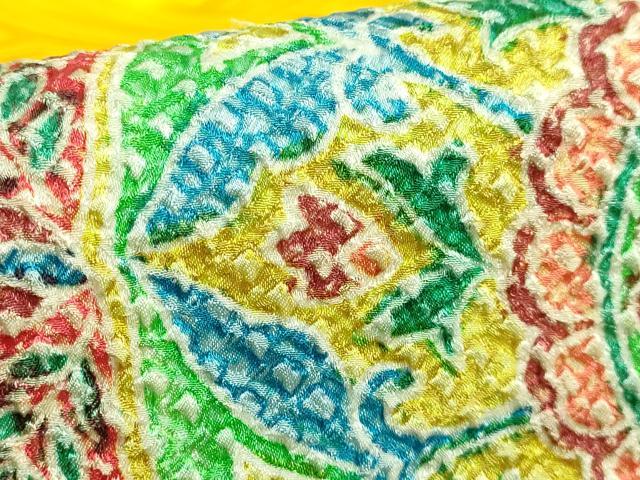 平和屋着物●極上　名門　藤娘きぬたや・総絞り　九寸名古屋帯　正倉院花文　逸品　DZAB2021kh6