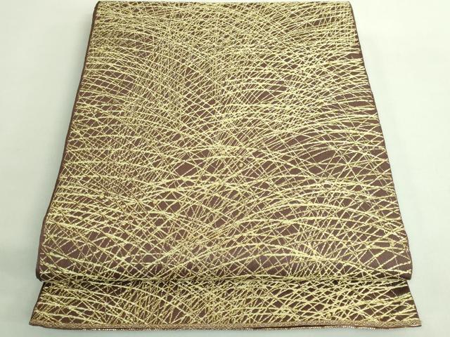 平和屋本店●最高級　龍村平蔵製　六通柄　本袋帯　春正芒文錦　金糸　逸品　DZAB2070kh6