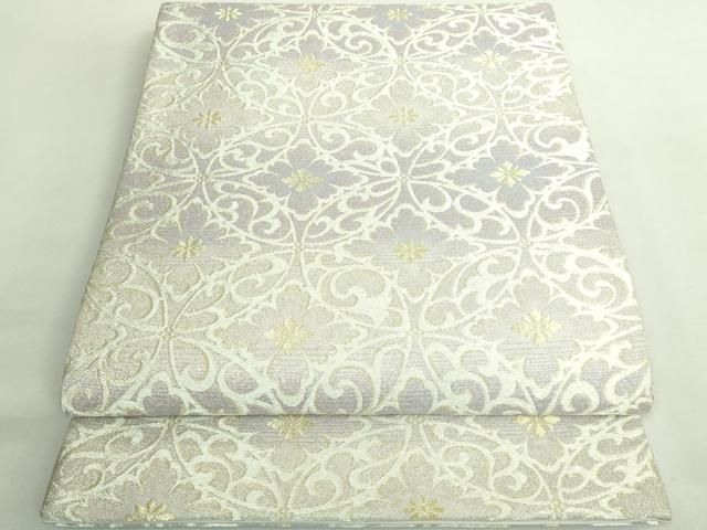 平和屋着物●極上 西陣 まいづる謹製 本加賀友禅作家 内嶋さつき 六通柄袋帯 加賀浪漫 彩華七宝文 金銀糸 証紙・反端付き 逸品 DZAB2094kh6