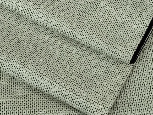 平和屋本店●極上　男性　本場大島紬　白大島　100亀甲　総詰め　逸品　DZAB2129kh6