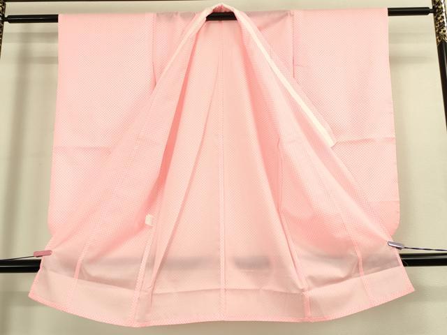 平和屋本店[]極上　七五三　女の子　7歳　祝着・襦袢セット　宝尽くし　花鈴　暈し染め　金彩　逸品　新品　DZAB2187kh6_7
