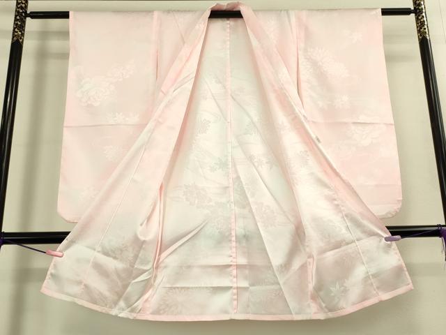 平和屋本店[]極上　七五三　女の子　7歳　祝着・襦袢セット　駒刺繍　絞り　花毬文　黒地　金彩　逸品　新品　DZAB2188kh6_8
