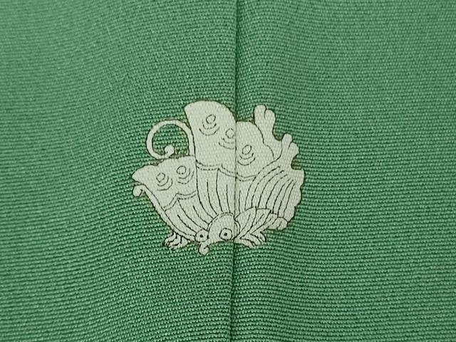 平和屋本店○極上 人間国宝・羽田登喜男 色留袖 鴛鴦7羽 薄青色地 暈し