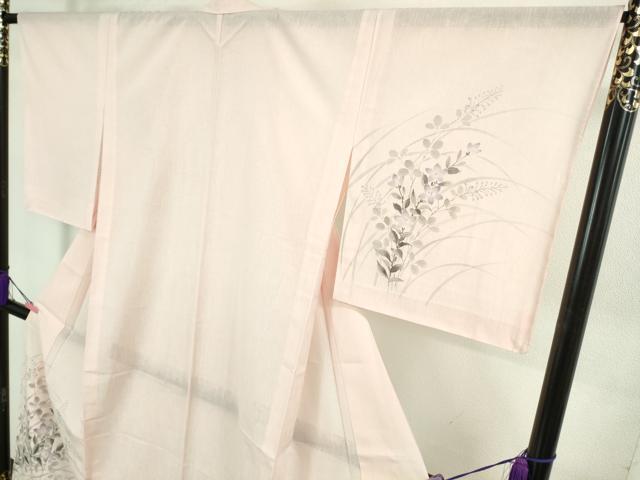 平和屋本店＊極上　夏物　洗える最高級着物　＜英＞はなぶさ謹製　訪問着　作家物　手描き　桔梗　逸品　未使用　DZAB2219kh6_2