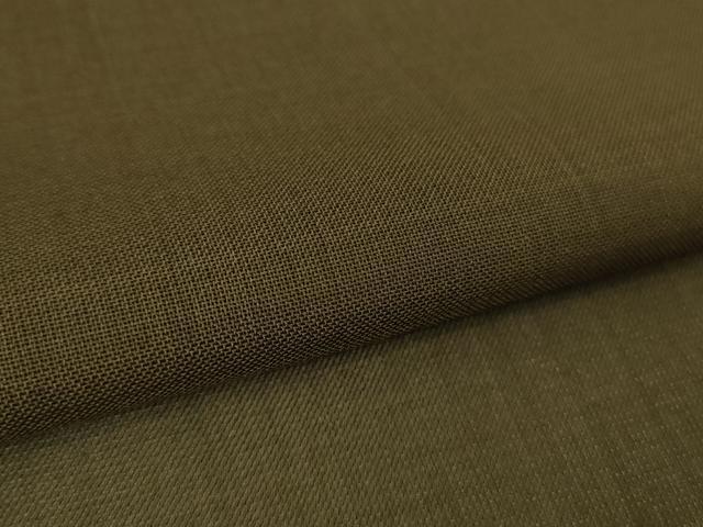 平和屋本店＊希少　夏物　男性　本場黄八丈　夏黄八　紗紬　キングサイズ　伝統工芸士　西條吉広　海松茶色　証紙付き　逸品　DZAB2239kh6_4