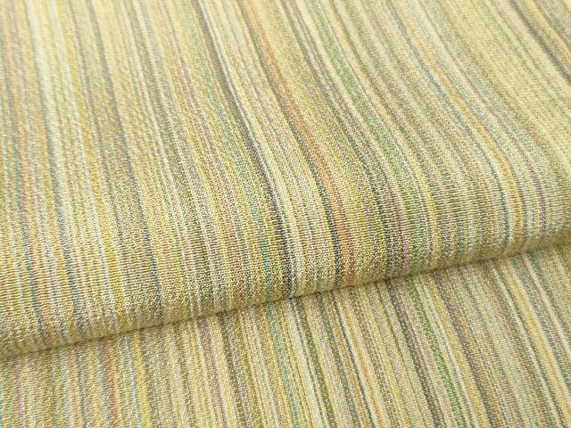 平和屋本店▽極上 男性 本塩沢 やまだ織 200色 単衣 阿部芳子