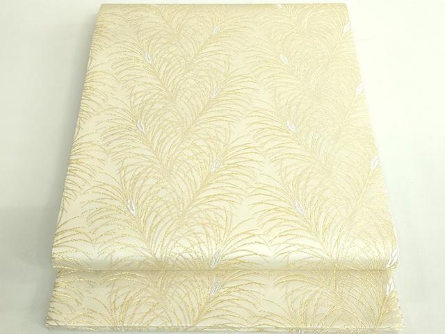 平和屋着物●極上　西陣　川島織物　六通柄袋帯　松葉　金銀糸　逸品　DZAB2359kh6