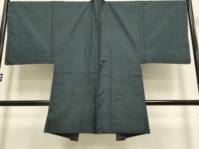 平和屋着物□極上 男性 本場大島紬 アンサンブル 長羽織 100亀甲 総