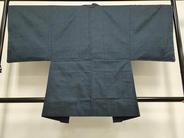 平和屋着物□極上 男性 本場大島紬 アンサンブル 長羽織 100亀甲 総