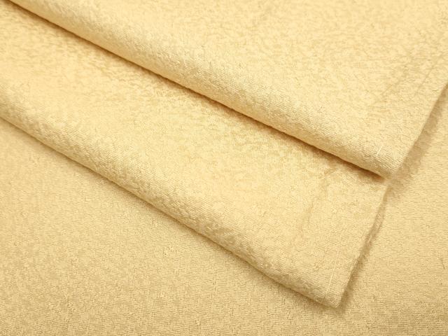 平和屋着物●極上　色無地　淡黄色　逸品　未使用　DZAB2730kh6