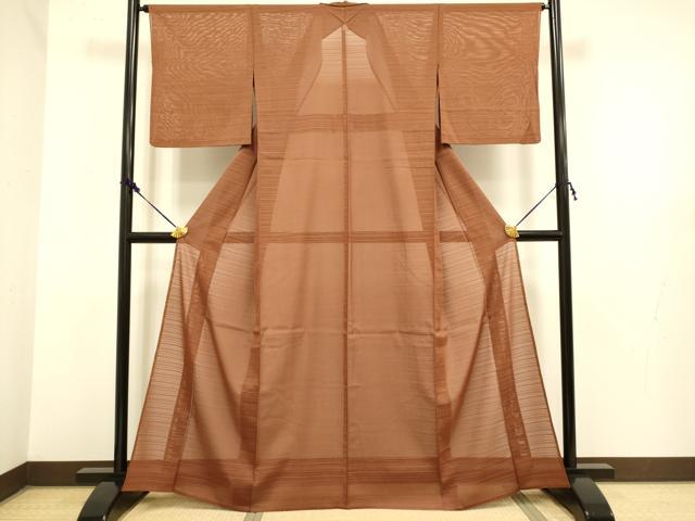 平和屋着物＊極上 夏物 洗える最高級着物 ＜英＞はなぶさ謹製 色無地