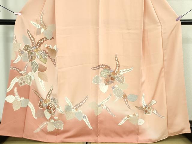平和屋本店●極上　創業460年・千總　訪問着　駒刺繍　桐花文　虹色地　暈し染め　金彩　三越扱い　逸品　DZAB2844kh6 楽天市場】平和屋本店□極上 創業460年・千總 訪問着 駒刺繍 枝椿文 暈