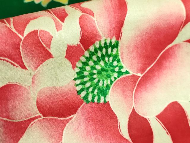 平和屋着物●極上　アンティーク　大正ロマン　九寸名古屋帯　花鳥文　逸品　DZAB2868kh6_3