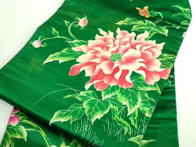 平和屋着物●極上　アンティーク　大正ロマン　九寸名古屋帯　花鳥文　逸品　DZAB2868kh6_5