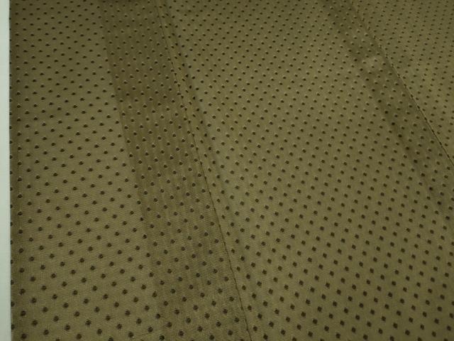 平和屋着物＊極上　夏物　夏お召　紗　風通織　生壁色地　逸品　DZAB2994kh6_5