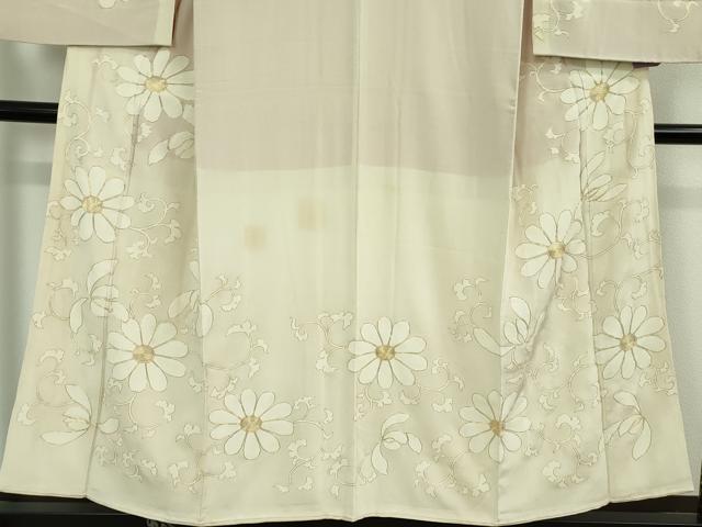 平和屋本店●極上　アンティーク　大正ロマン　訪問着　駒刺繍　花唐草文　金糸　逸品　DZAB3029kh6 楽天市場】平和屋本店□極上 アンティーク 大正ロマン 振袖 駒刺繍 幔