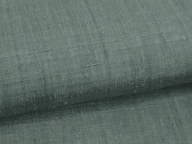 平和屋本店●極上　本場結城紬　重要無形文化財　色無地　藍鼠色　逸品　未使用　DZAB3097kh6_6
