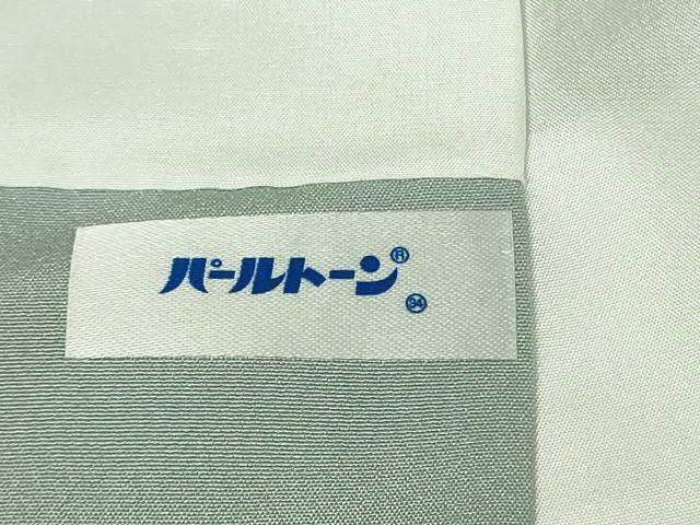 平和屋本店●極上　真綿結城紬　色無地　灰青色　織元おだや謹製　証紙付き　逸品　DZAB3098kh6_8