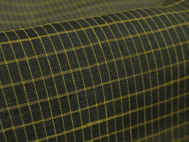 平和屋本店＊極上　夏物　白たか上布　置賜紬　小松紀夫作　格子　証紙付き　逸品　DZAB3100kh6_6