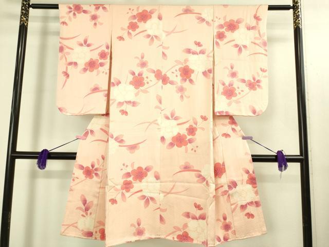 平和屋本店[]極上　女の子　子供　小紋　絞り　草花文　逸品　DZAB3213kh6