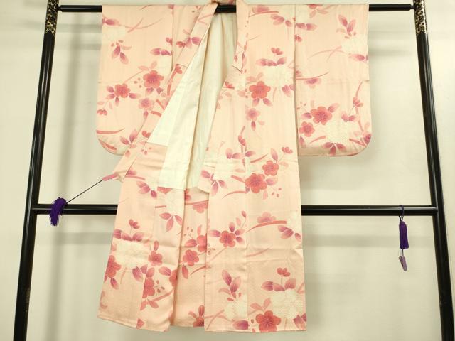 平和屋本店[]極上　女の子　子供　小紋　絞り　草花文　逸品　DZAB3213kh6_1