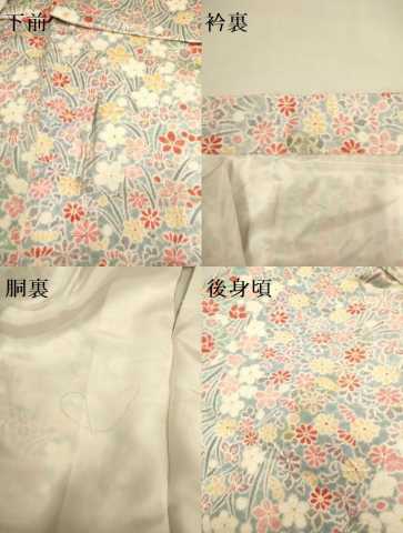 平和屋本店[]極上　子供　女の子　9・10歳　小紋　草花文　逸品　DZAB3230kh6_5