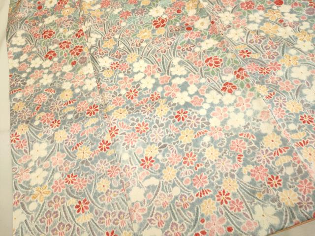 平和屋本店[]極上　子供　女の子　9・10歳　小紋　草花文　逸品　DZAB3230kh6_2