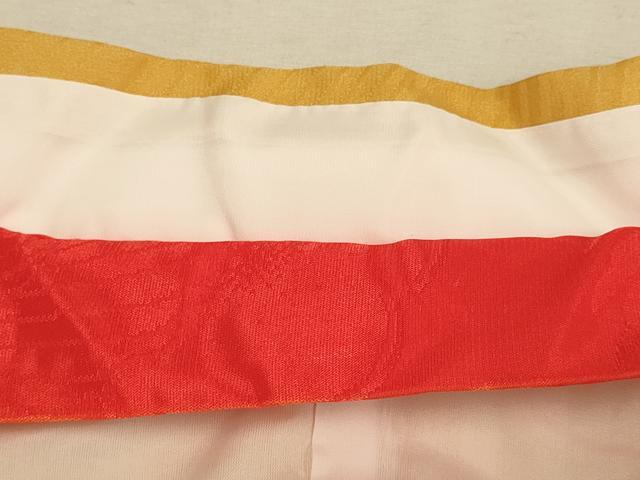 平和屋本店∵極上　女の子　十三参り　子供　祝着・袋帯・しごきセット　駒刺繍　舞蝶鈴花文　暈し染め　金彩　逸品　DZAB3241kh6_5